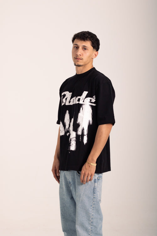 Black BLADE oversized T-shirt