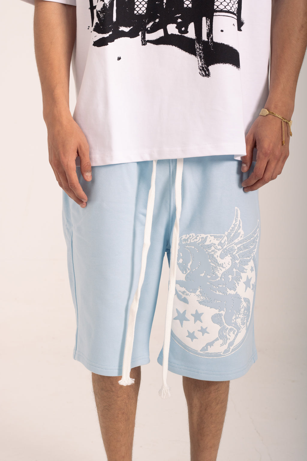 baby blue BLADE short