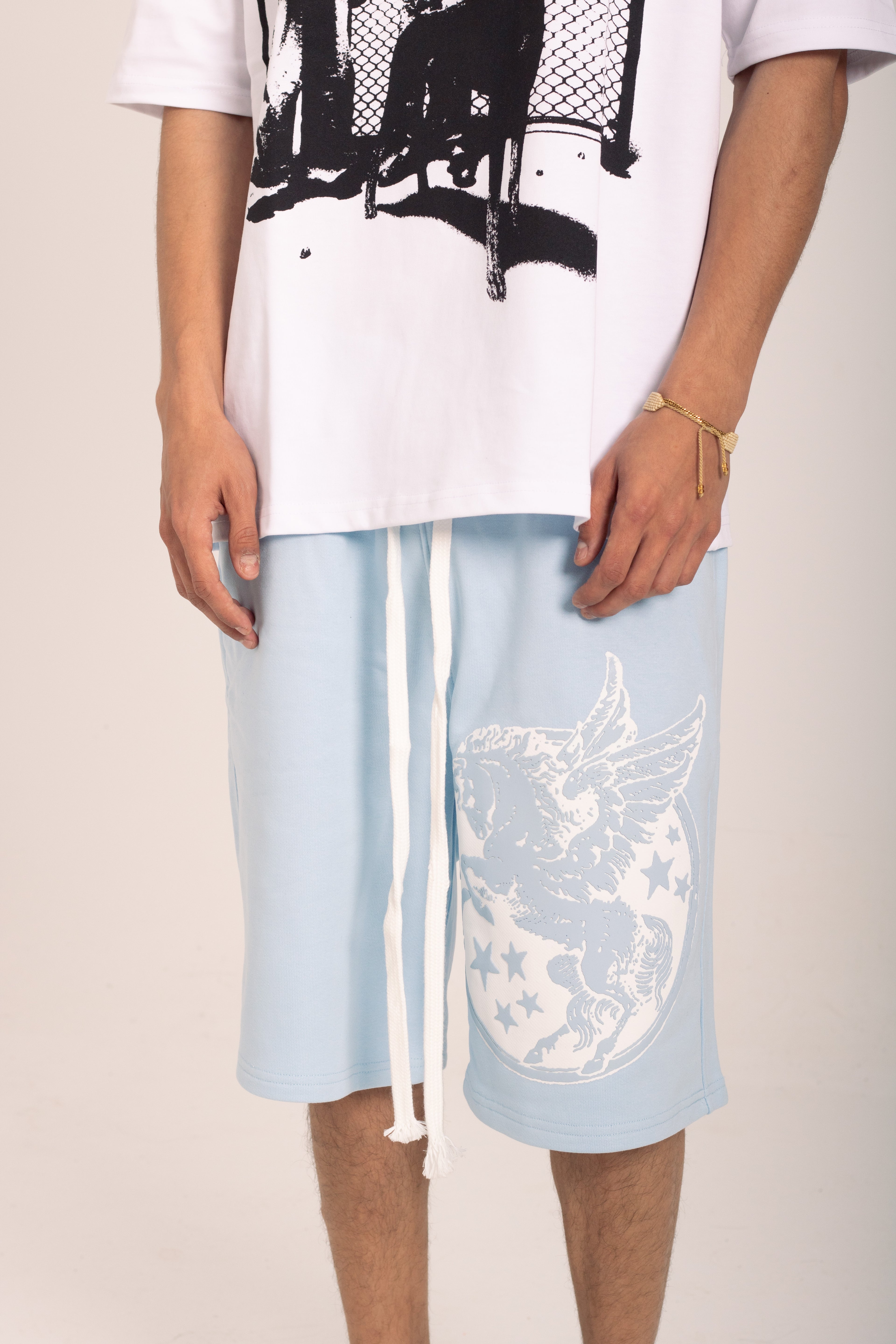 baby blue BLADE short