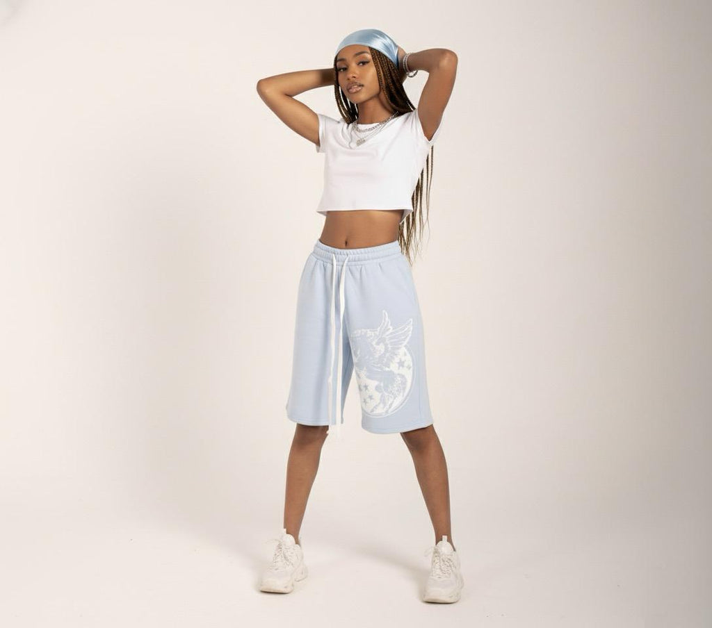 baby blue BLADE short