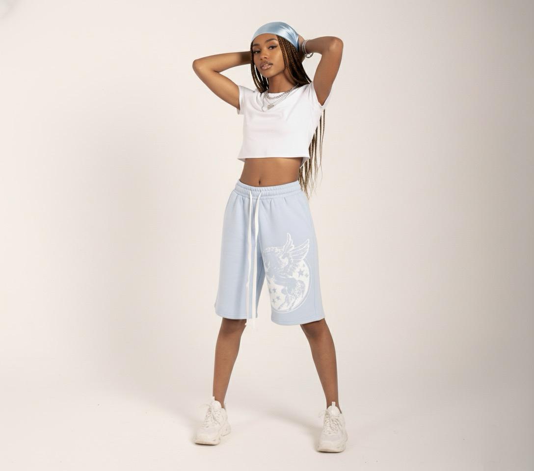 baby blue BLADE short