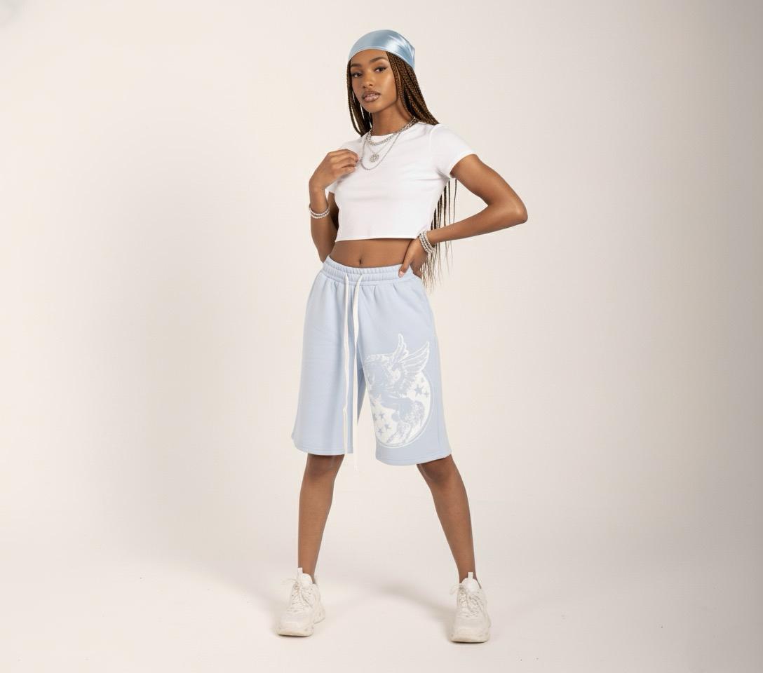 baby blue BLADE short