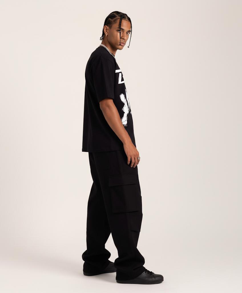 Black BLADE oversized T-shirt