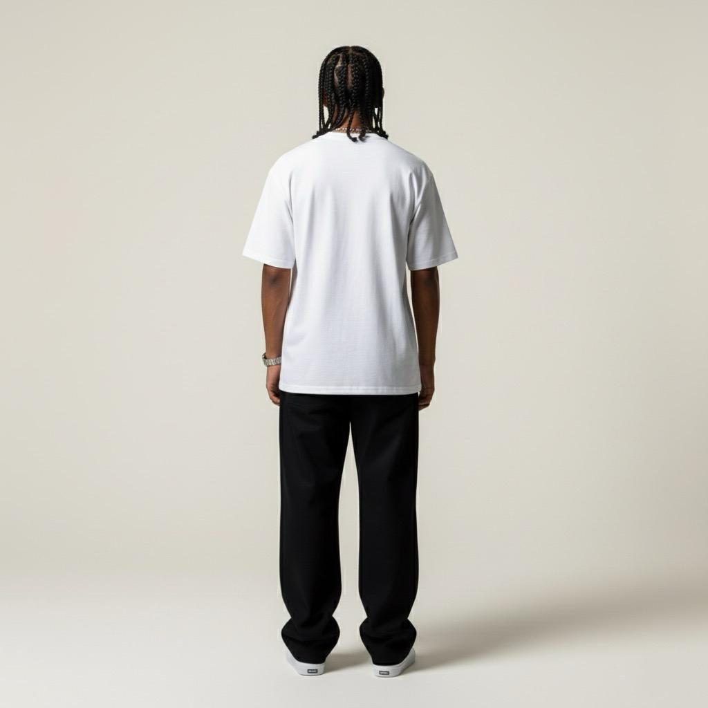 white BLADE oversized T-shirt